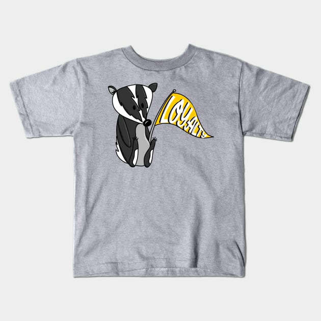Baby Badger Kids T-Shirt by 28th&Hudson